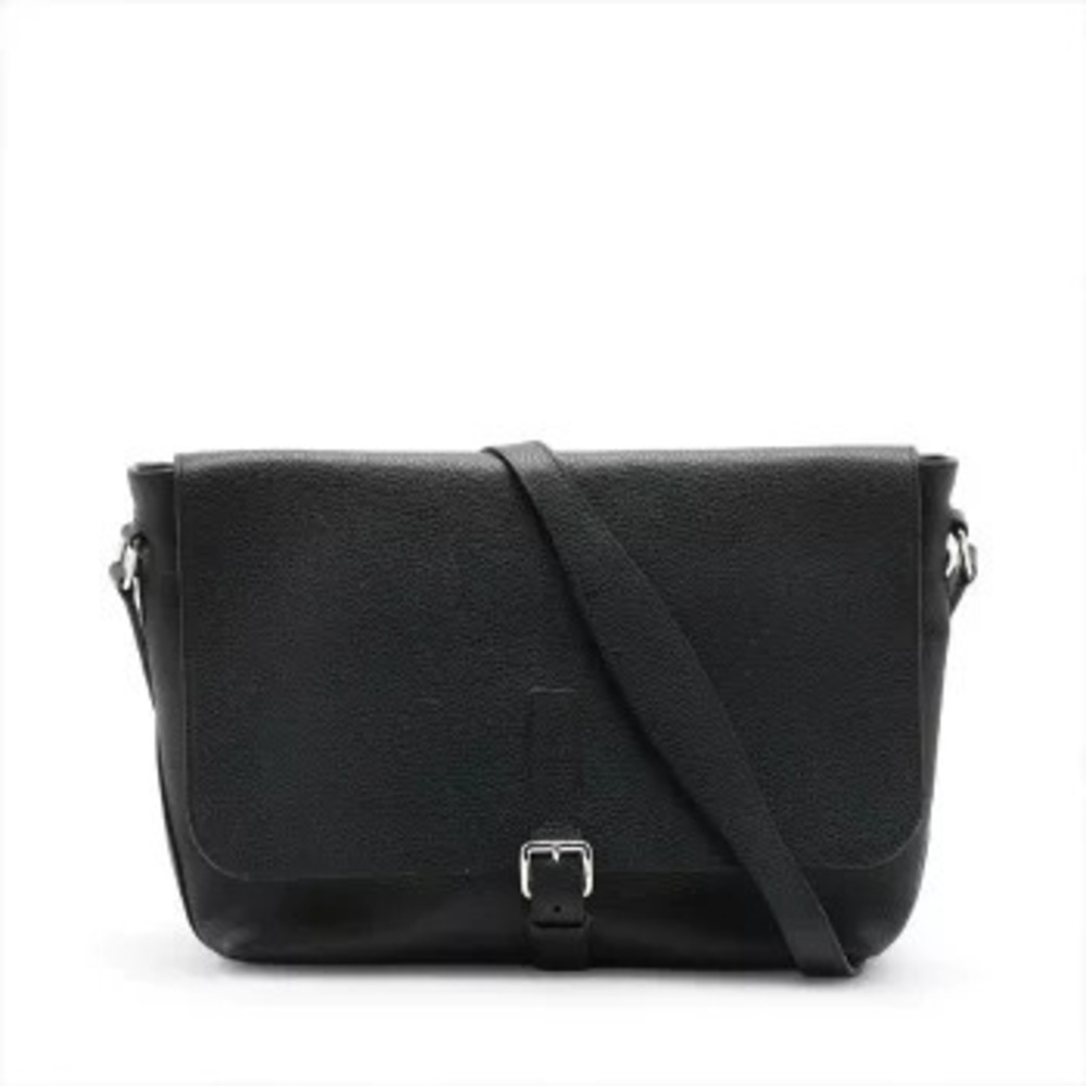 Louis Vuitton Taurillon Marius Messenger Crossbody Bag Leather Commuter Black